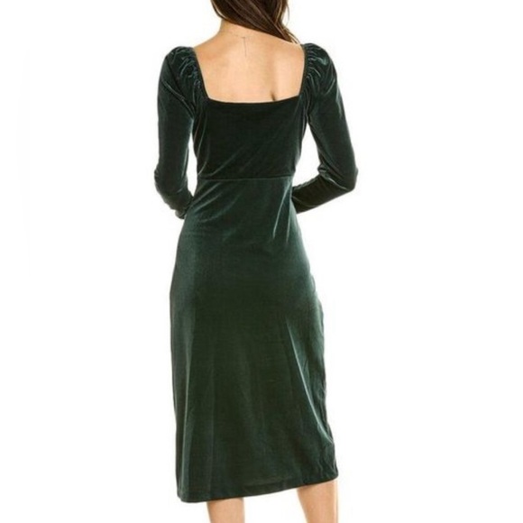 NWT Boden Green Velvet Sweetheart Jersey Midi Dress - Women’s Size 6 - Picture 12 of 15